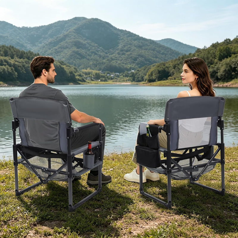 Oversized Folding Camping Chair (2 Pack)