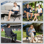 Oversized Folding Camping Chair (2 Pack)