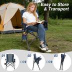 Oversized Folding Camping Chair (2 Pack)