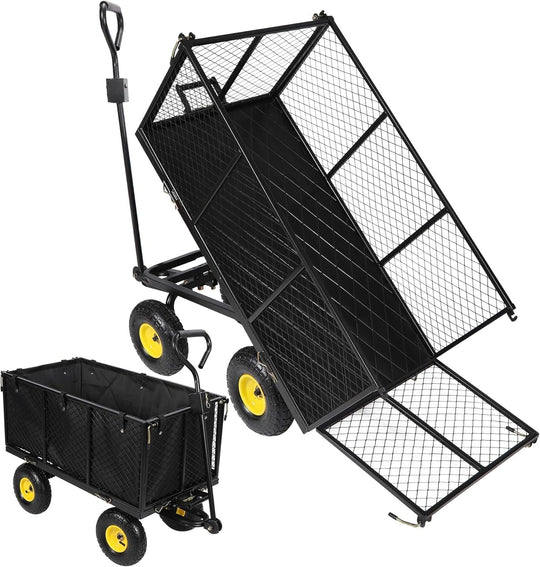 Oversized Garden Carts Wagon 800 Lbs Capacity