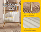 Oversized Pumpkin Couch Accent Chair Modern Comfy Velvet