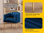 Oversized Pumpkin Couch Accent Chair Modern Comfy Velvet