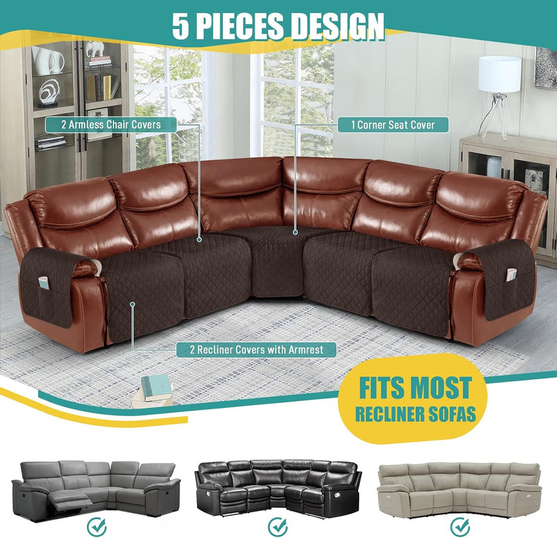 Oversized Sectional Recliner Sofa Covers