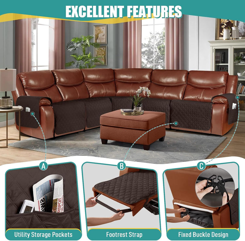 Oversized Sectional Recliner Sofa Covers