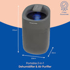 Ozone Free 750ML Day 2 in 1 Dehumidifier