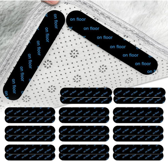 Pack of 24 Rug Gripper Reusable Anti-Slip Grippers