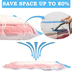 Pack of 6 Vacuum Bags for Clothes Duvets