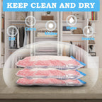 Pack of 6 Vacuum Bags for Clothes Duvets