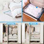 Pack of 6 Vacuum Bags for Clothes Duvets