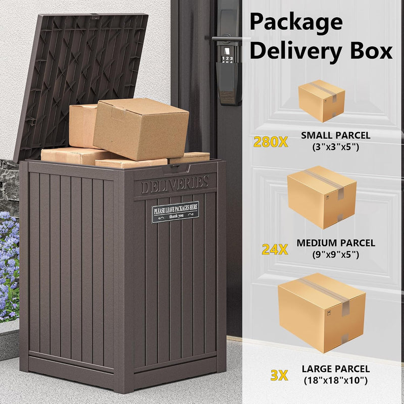 Package Delivery Box for Porch 48 Gallon Storage