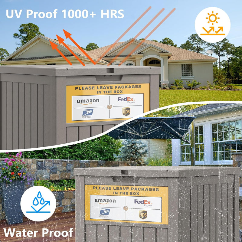 Package Delivery Box for Porch 48 Gallon Storage