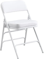 Padded Folding Chair Foldable with Fabic Thick Cushion (2 Pack)