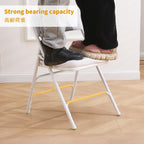 Padded Folding Chair Foldable with Fabic Thick Cushion (2 Pack)