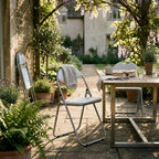 Padded Folding Chair Metal Frame Seat with Cushioned