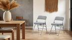 Padded Folding Chair with Thick Cushion (1 Pack)