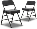 Padded Folding Chair with Thick Cushion (1 Pack)