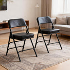 Padded Folding Chair with Thick Cushion (1 Pack)