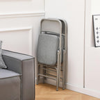 Padded Folding Chair with Thick Cushion (1 Pack)