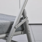 Padded Folding Chair with Thick Cushion (1 Pack)