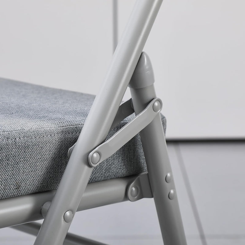 Padded Folding Chair with Thick Cushion (1 Pack)