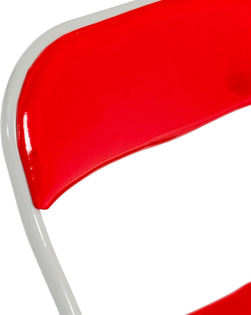 Padded Folding Chairs Solid Pack of 6