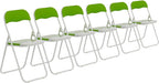 Padded Folding Chairs Solid Pack of 6