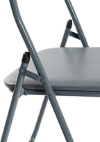 Padded Folding Chairs Solid Pack of 6