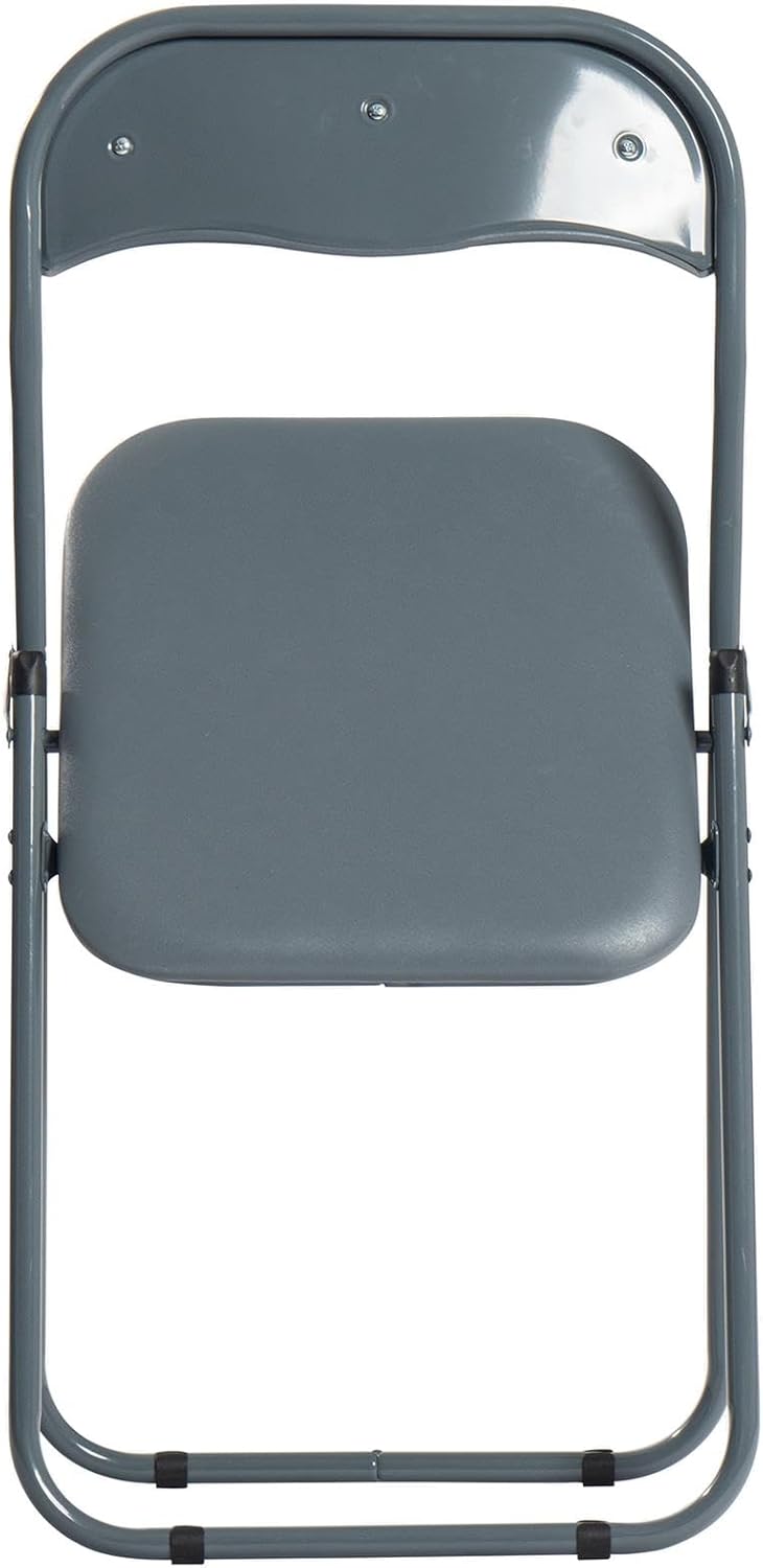 Padded Folding Chairs Solid Pack of 6