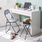Padded Folding Chairs Solid Pack of 6