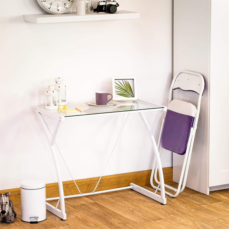 Padded Folding Chairs Solid Pack of 6