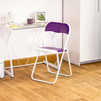 Padded Folding Chairs Solid Pack of 6