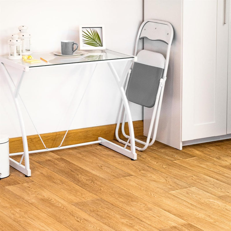 Padded Folding Chairs Solid Pack of 6