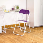 Padded Folding Chairs Solid Pack of 6