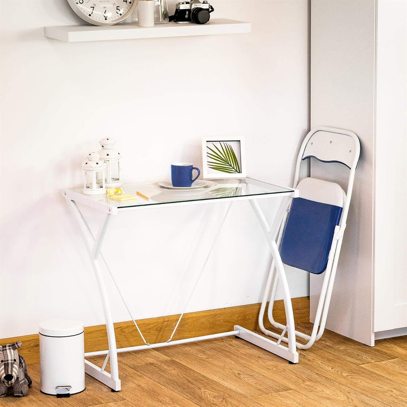 Padded Folding Chairs Solid Pack of 6