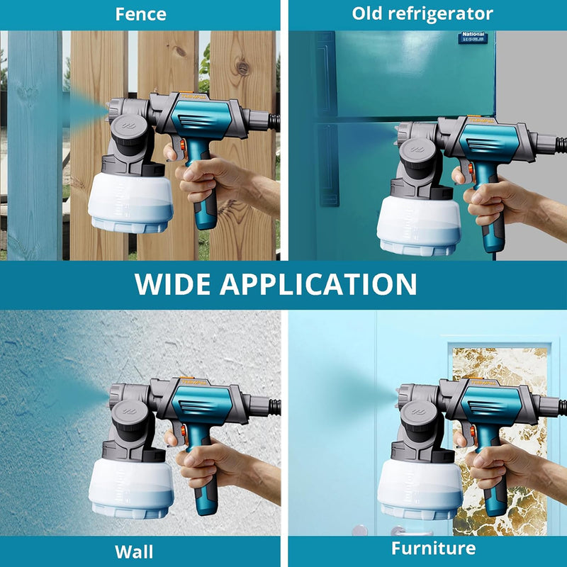 Paint Sprayer Shark800 Electric Fence with 1300ML Container