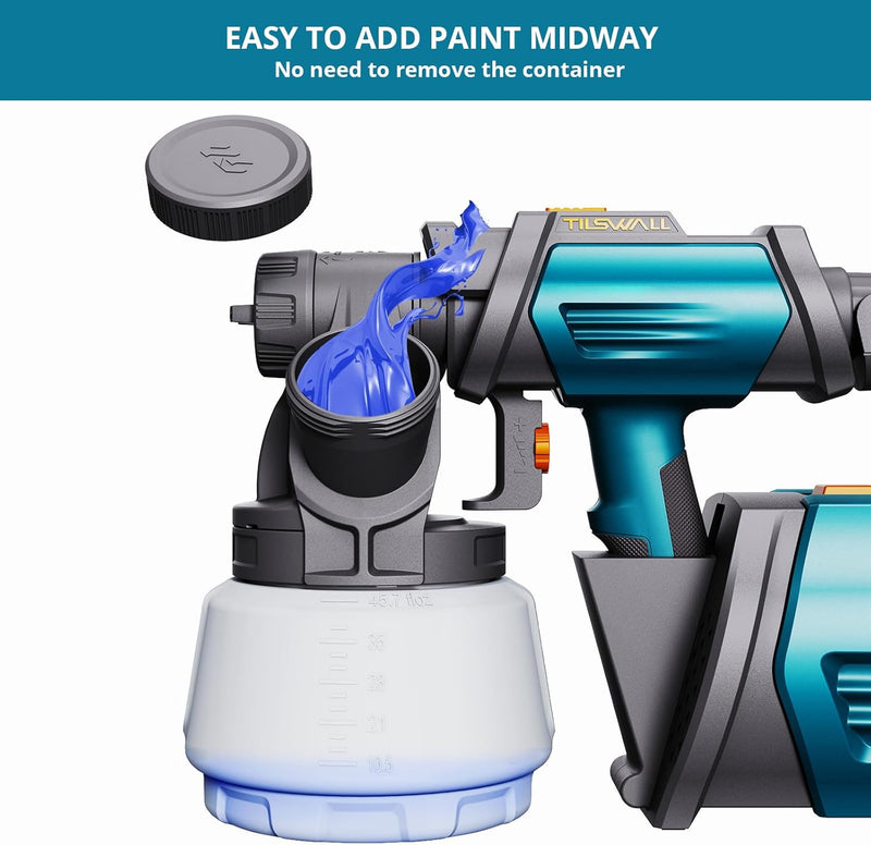 Paint Sprayer Shark800 Electric Fence with 1300ML Container
