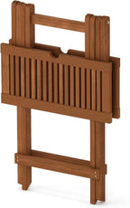 Patio Table Folding Outdoor Side Coffee in Teak