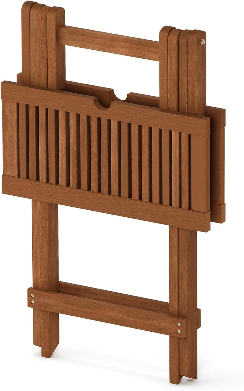 Patio Table Folding Outdoor Side Coffee in Teak