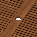 Patio Table Folding Outdoor Side Coffee in Teak