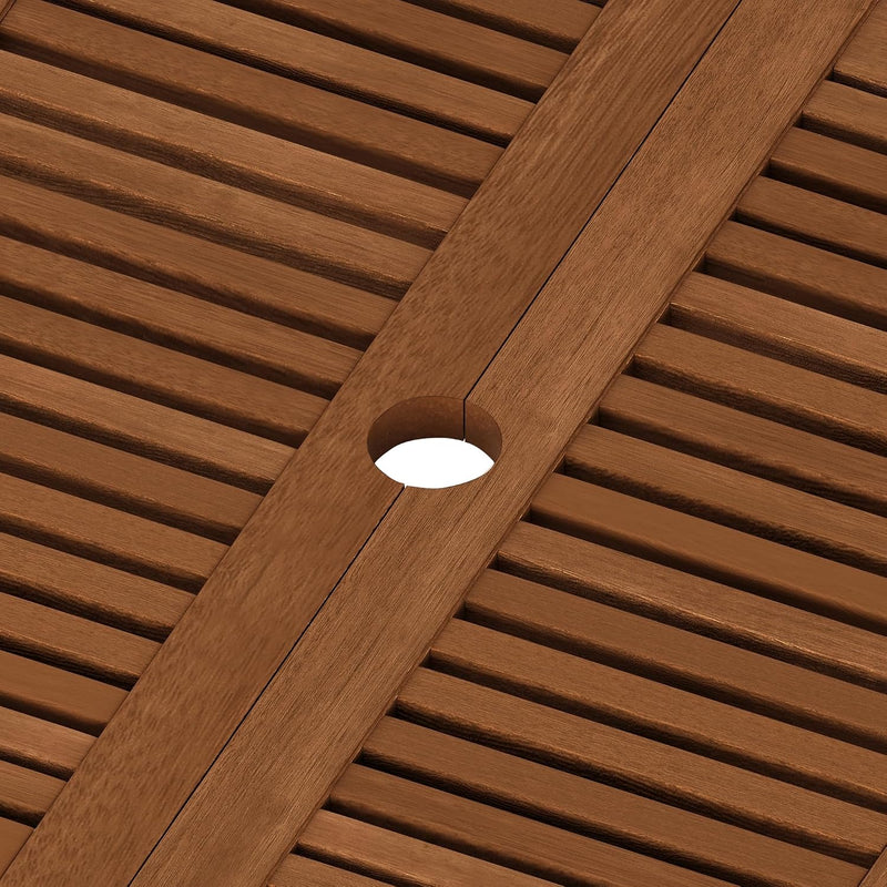 Patio Table Folding Outdoor Side Coffee in Teak