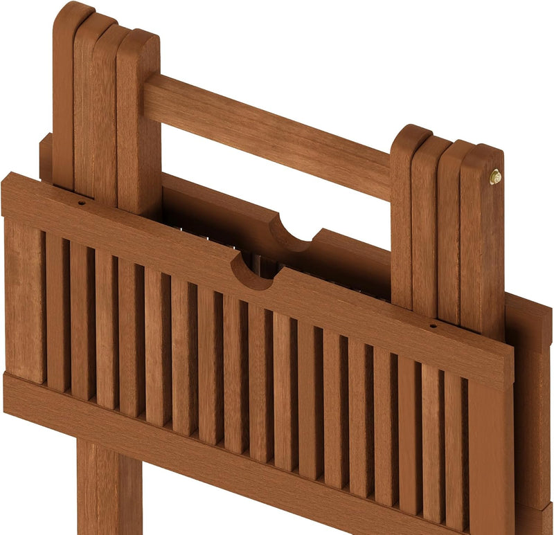 Patio Table Folding Outdoor Side Coffee in Teak