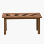 Patio Table Outdoor Side Coffee in Teak Oil