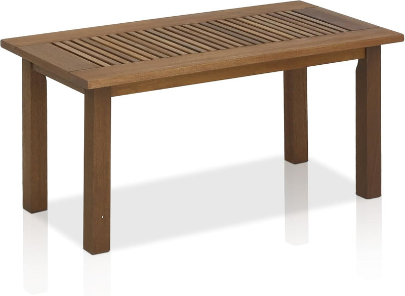 Patio Table Outdoor Side Coffee in Teak Oil