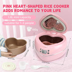 Peach Heart Shape Rice Cooker 6 in 1