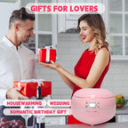 Peach Heart Shape Rice Cooker 6 in 1