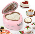 Peach Heart Shape Rice Cooker 6 in 1
