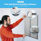 Peel and Stick Headboard for Full in Pack