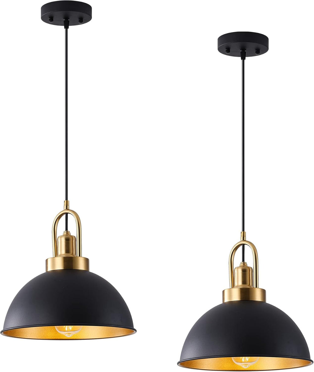Pendant Ceiling Lights with Finish Kitchen Island Metal (2 Pack)
