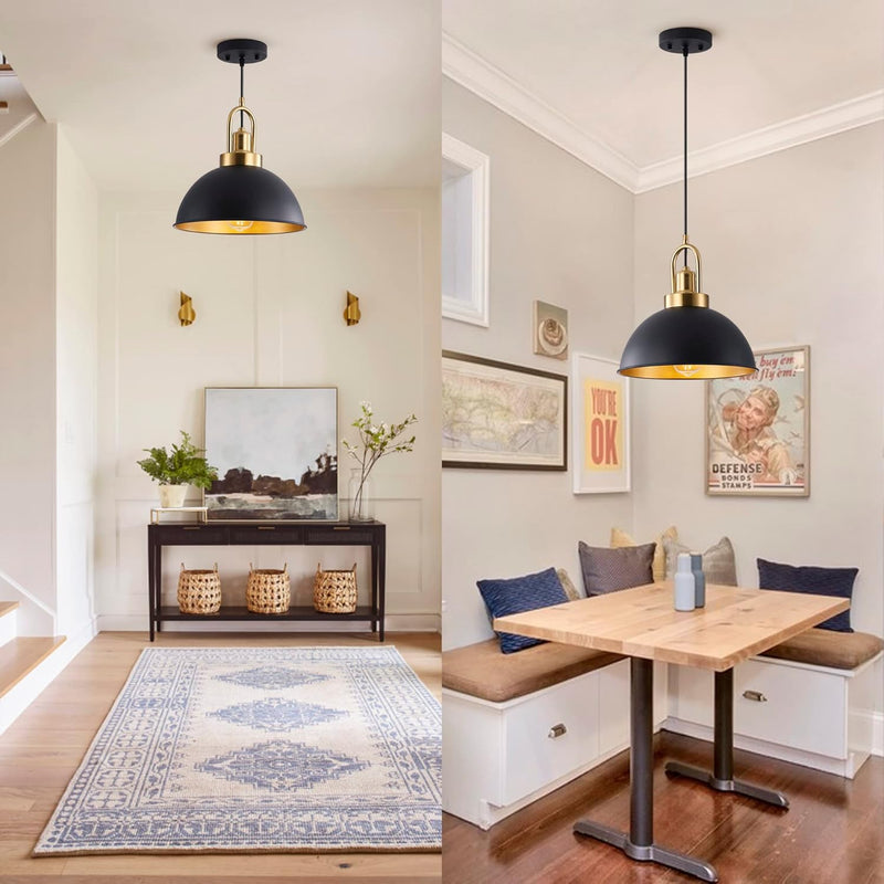 Pendant Ceiling Lights with Finish Kitchen Island Metal (2 Pack)