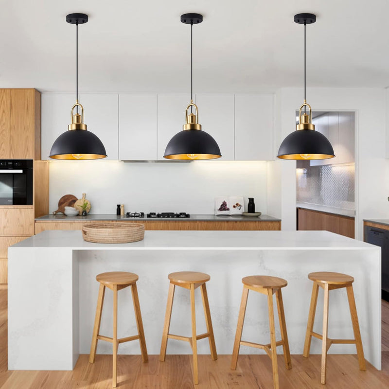 Pendant Ceiling Lights with Finish Kitchen Island Metal (2 Pack)